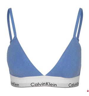 Soutien-Gorge Triangle Modern - Bleu et Blanc