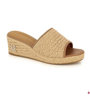 Mules Rope Wedge - Beige