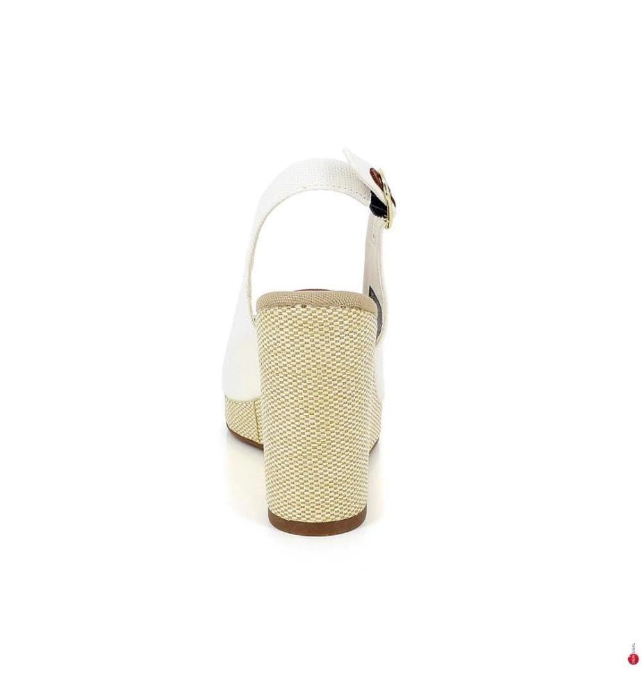 Sandales Compensées - Blanc