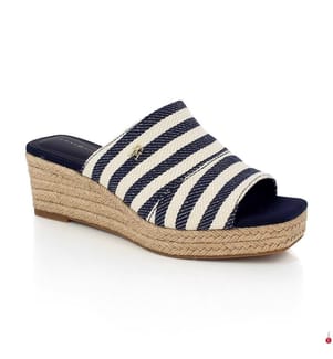 Mules - Marine et Blanc