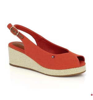 Sandales Compensées - Orange