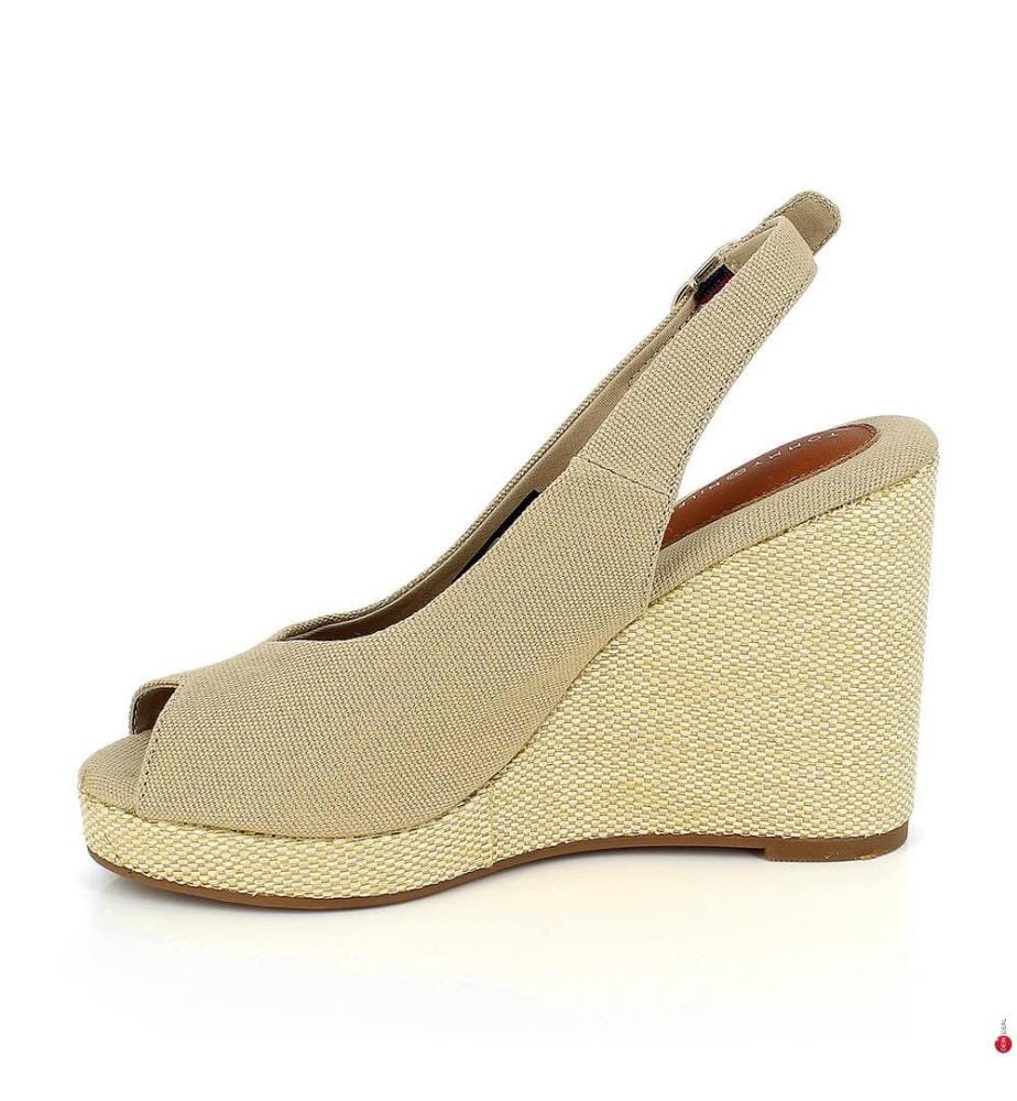 Sandales Compensées - Sable