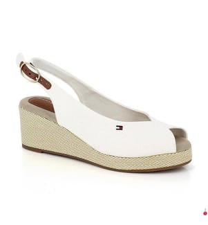 Sandales Compensées - Blanc