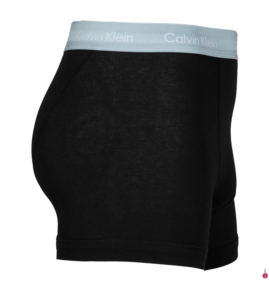Pack de 3 Boxers Cotton Stretch Trunks - Noir