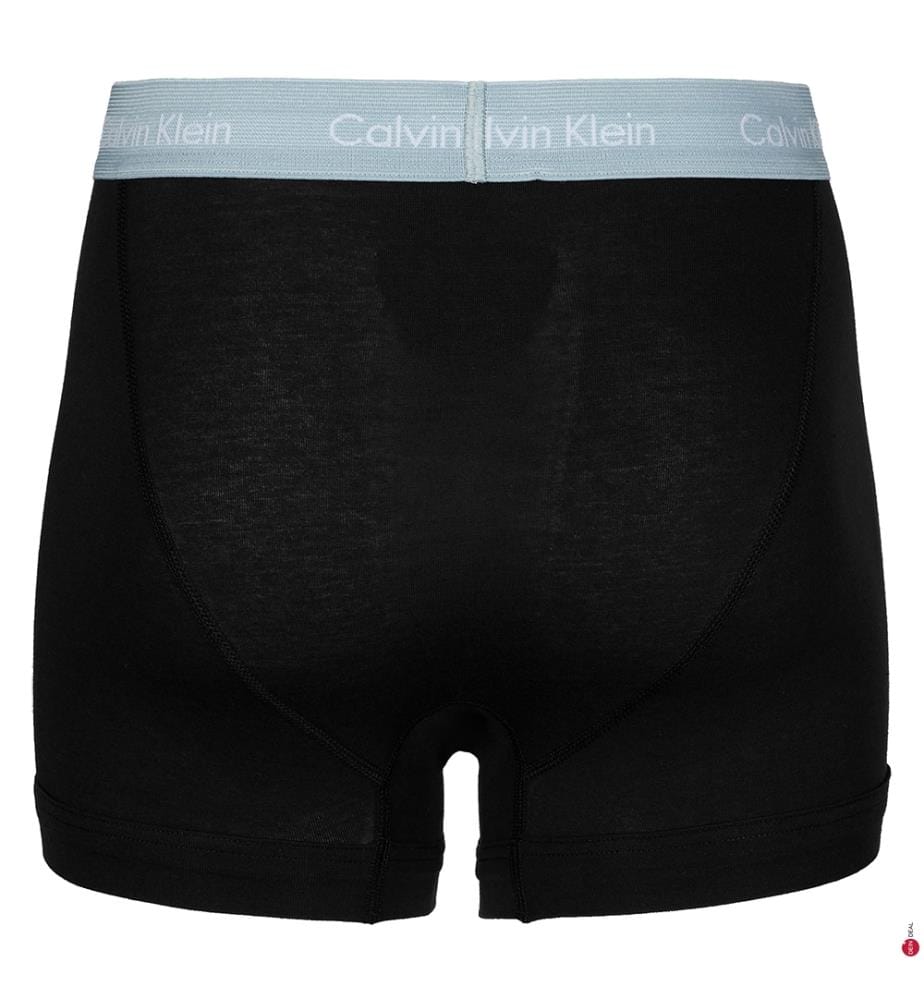Pack de 3 Boxers Cotton Stretch Trunks - Noir