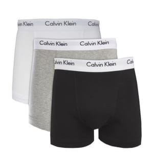 Pack of 3 Boxers Cotton Stretch Classic Trunk - 3 Colours