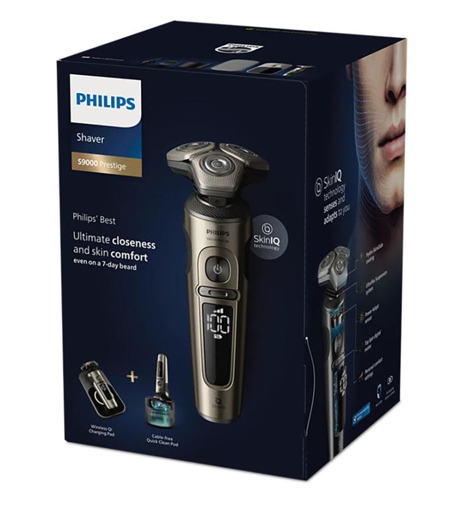 Rasoir Électrique Humide et Sec avec SkinIQ Shaver S9000 Prestige SP9883/36