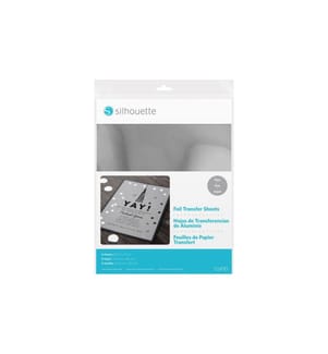 SILHOUETTE - Papier de bricolage Transferfolie Argent