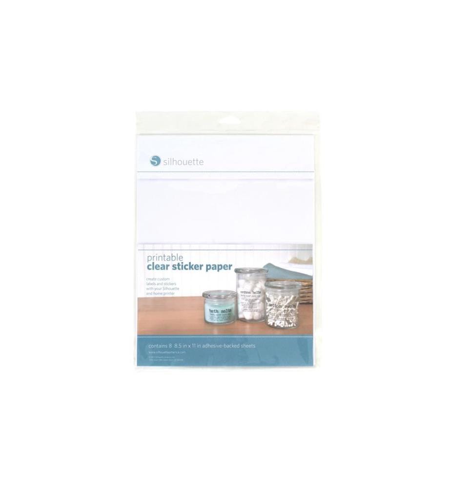 SILHOUETTE - Papier autocollant Set imprimable