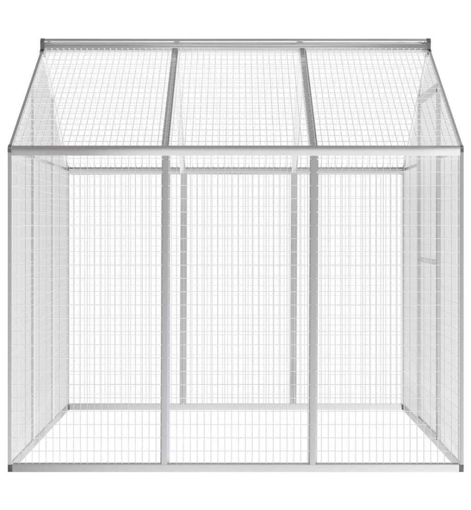 Aussenvoliere Aluminium 183x178x194 cm