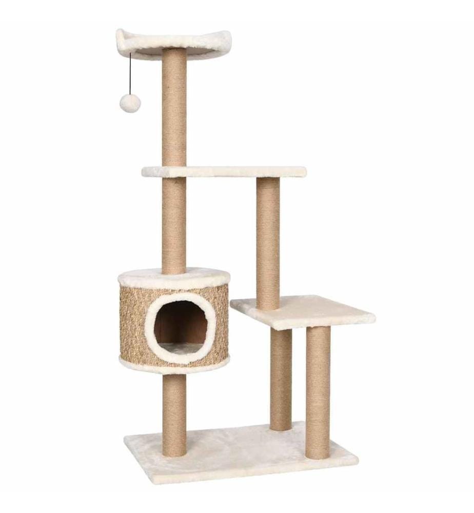 Katzen-Kratzbaum 123 cm Seegras