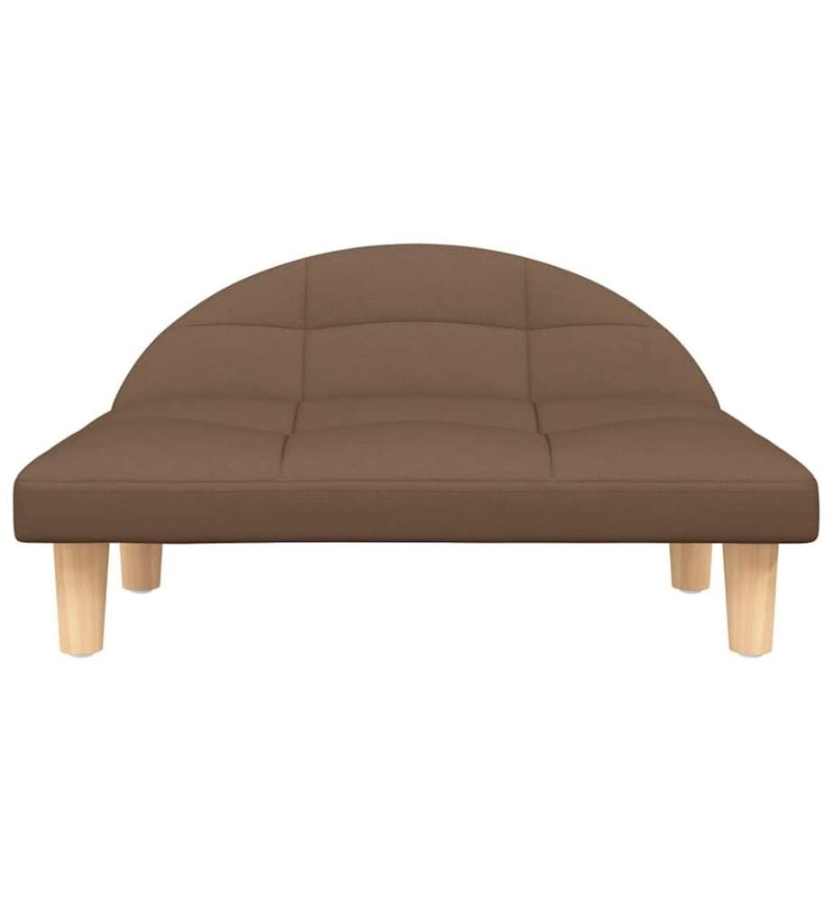 Hundebett Braun 70x52x30 cm Stoff