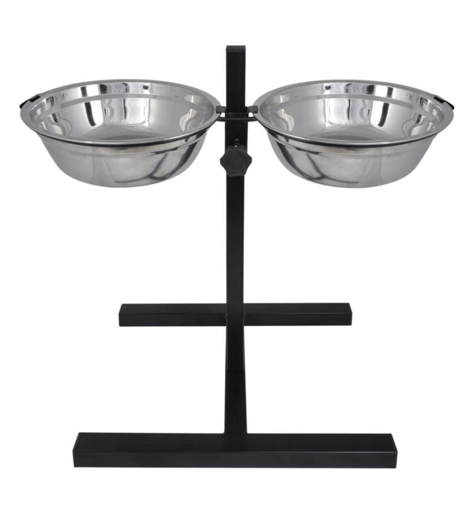 Futternapf Höhenverstellbar Napfständer, 2 x 2,6L