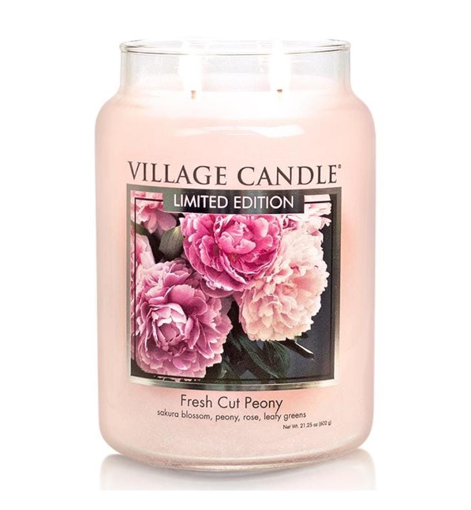 Village Candle Scented Candle Fresh Cut Peony DeinDeal