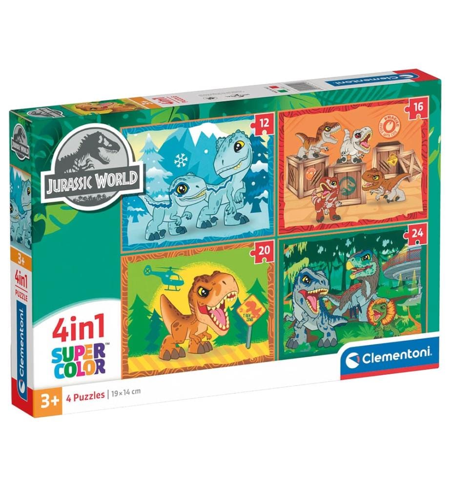 Clementoni Puzzle Jurassic World 4in1, 4 verschi… | DeinDeal