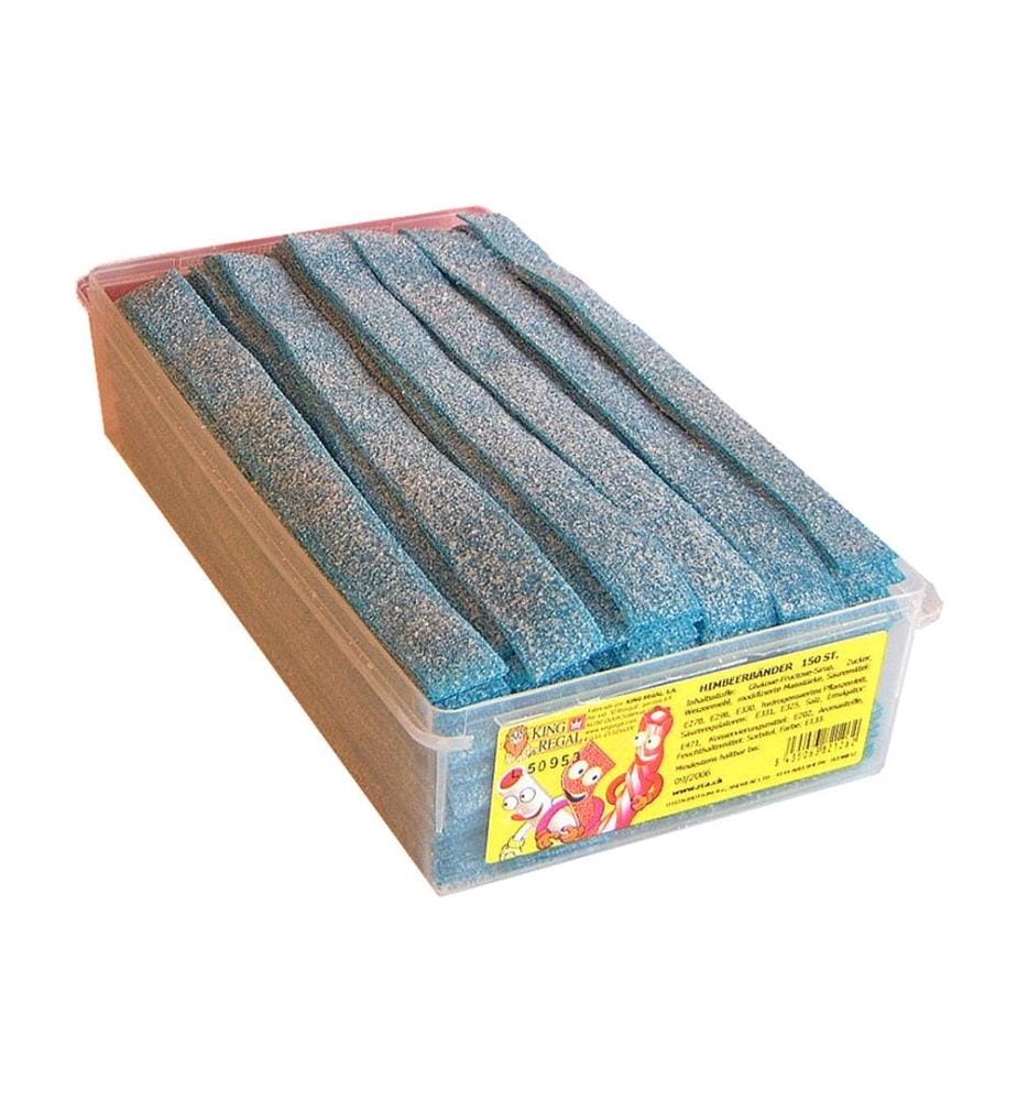 Sour Strips Raspberry 150 pcs - 1.3 kg | DeinDeal
