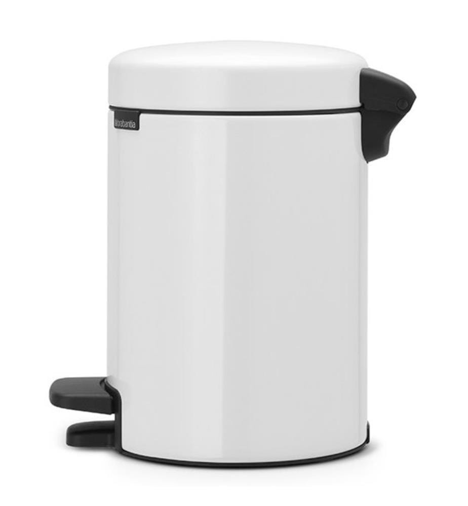 Mülleimer mit Pedal Newicon 3 L - Weiss