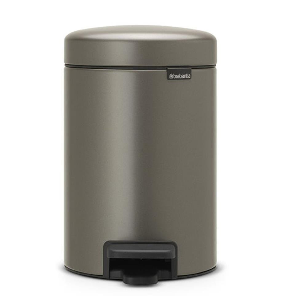 Mülleimer mit Pedal Newicon 3 L - Bronze