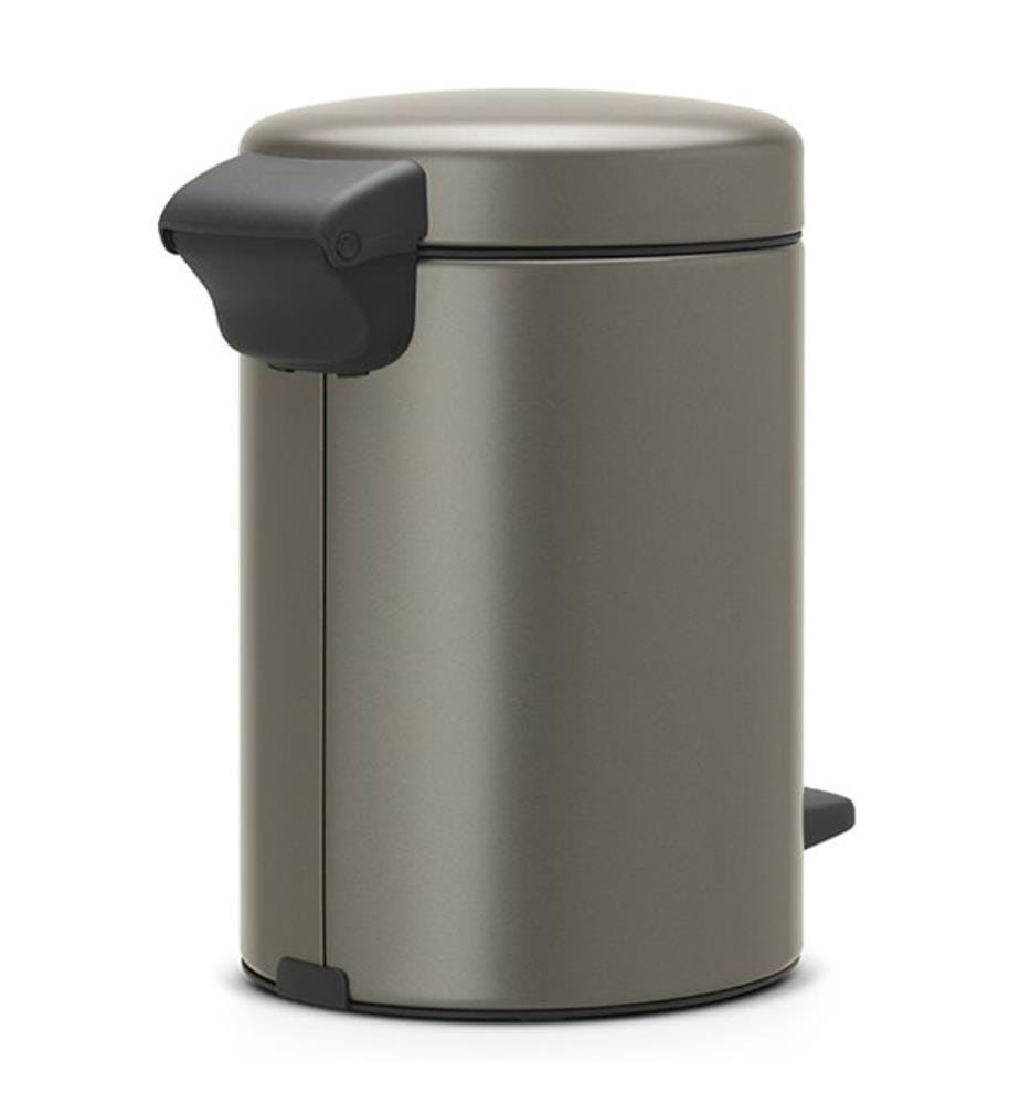Mülleimer mit Pedal Newicon 3 L - Bronze