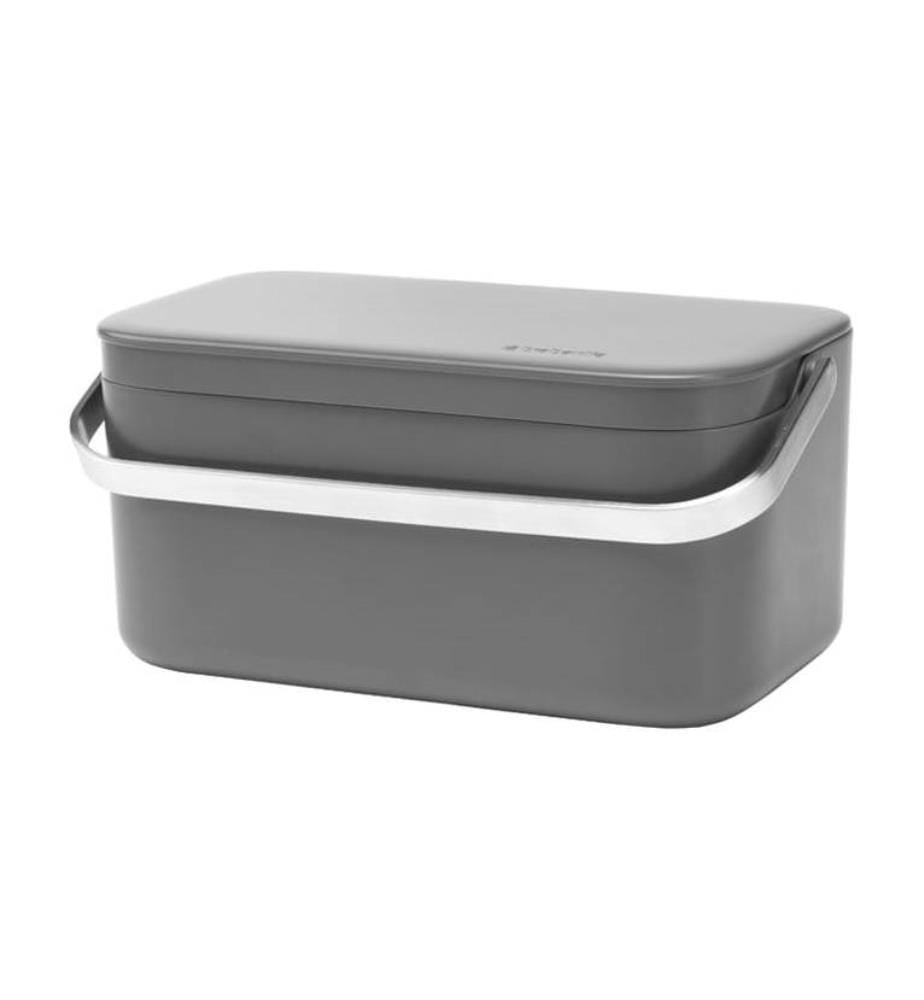 Tischabfalleimer 12.7x22.1x10.7cm - Grau