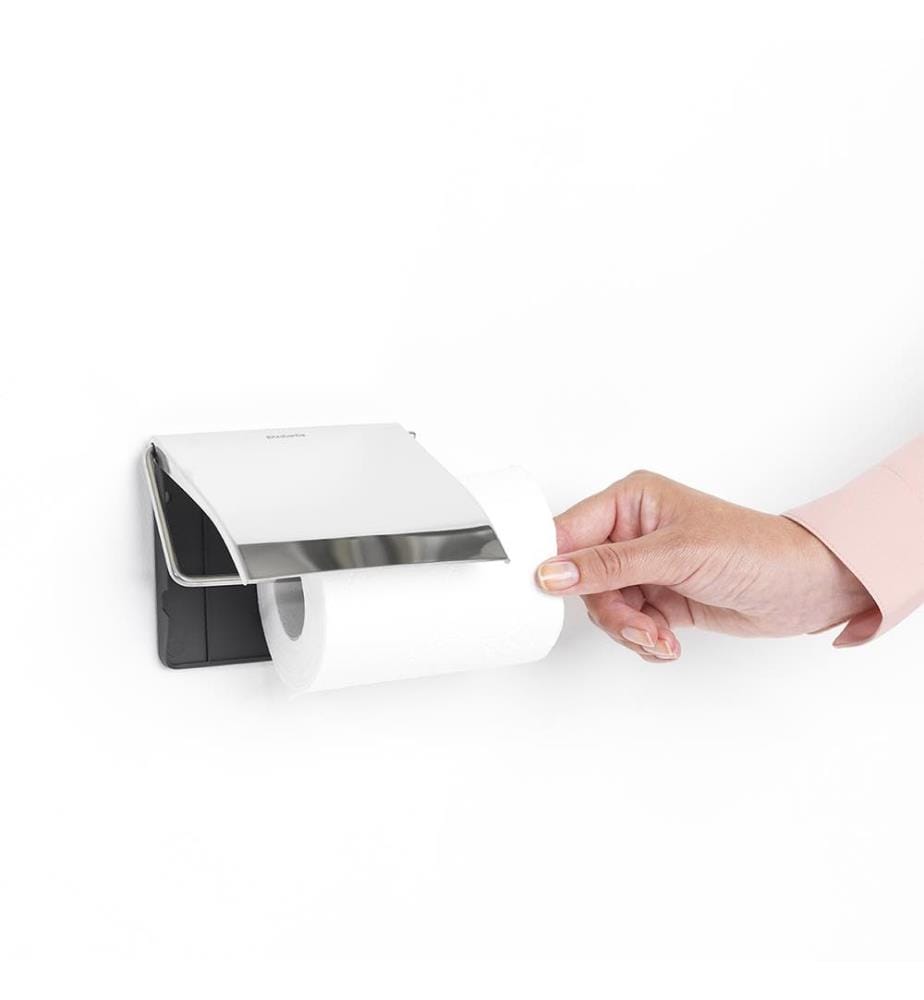 Toilettenpapierhalter ReNew - Brilliant Steel