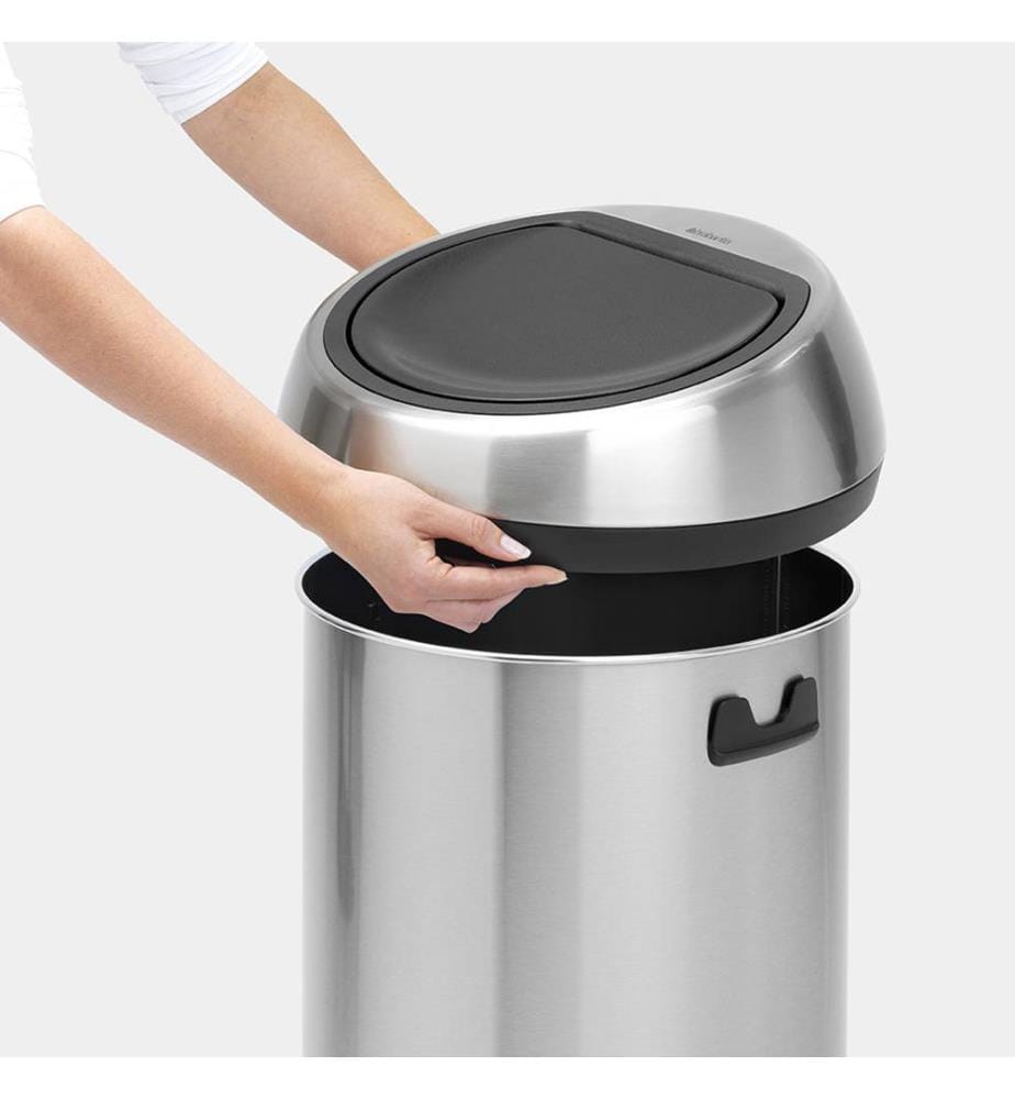 Cestino Touch 60 L - Argento
