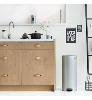 Treteimer Newicon 30 L - Silber