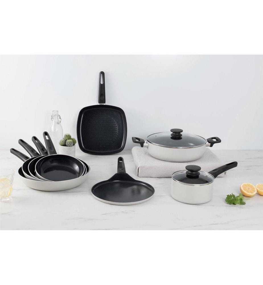 Padella Indu+ 28 cm - Argento e nero