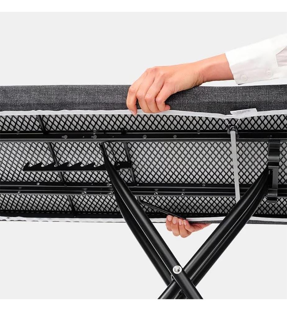 Tavola da stiro misura C 124 x 45 cm per ferro da stiro a vapore 