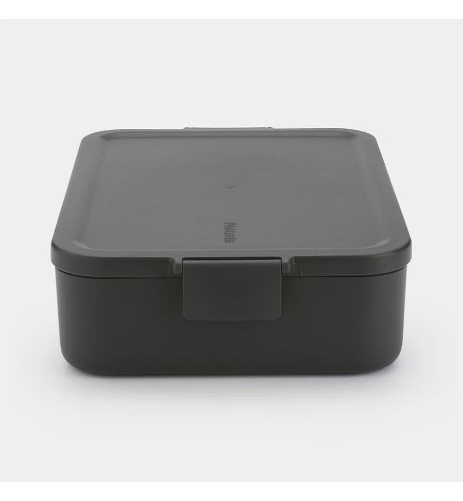 Make & Take-Lunchbox, gross, Kunststoff – Dunkelgrau