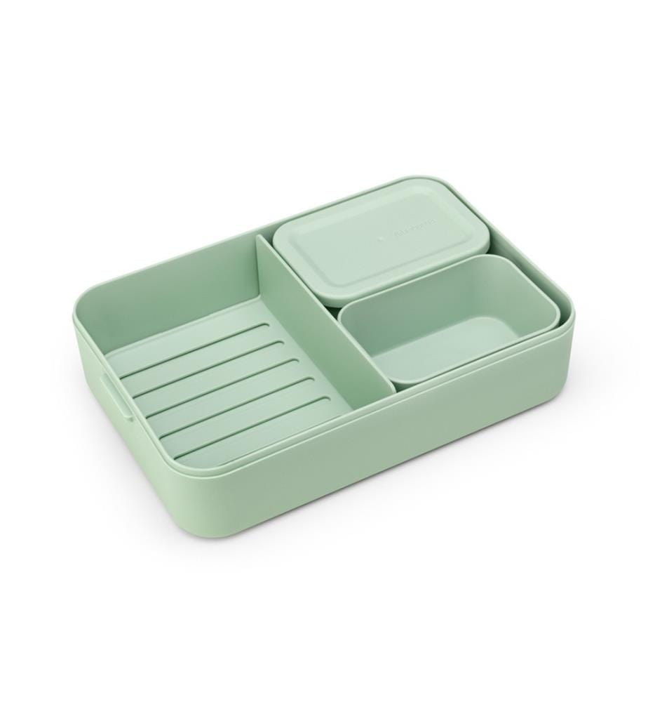 Scatola per il pranzo Make & Take Bento, grande - Verde