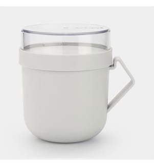 Tasse à soupe Make & Take, 0,6 L - Gris clair