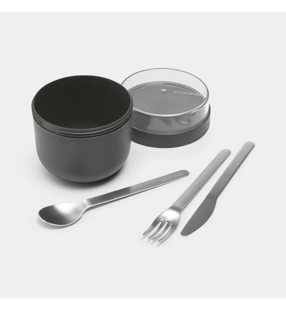 Ciotola per la colazione Make & Take, 0,5 L - Grigio scuro