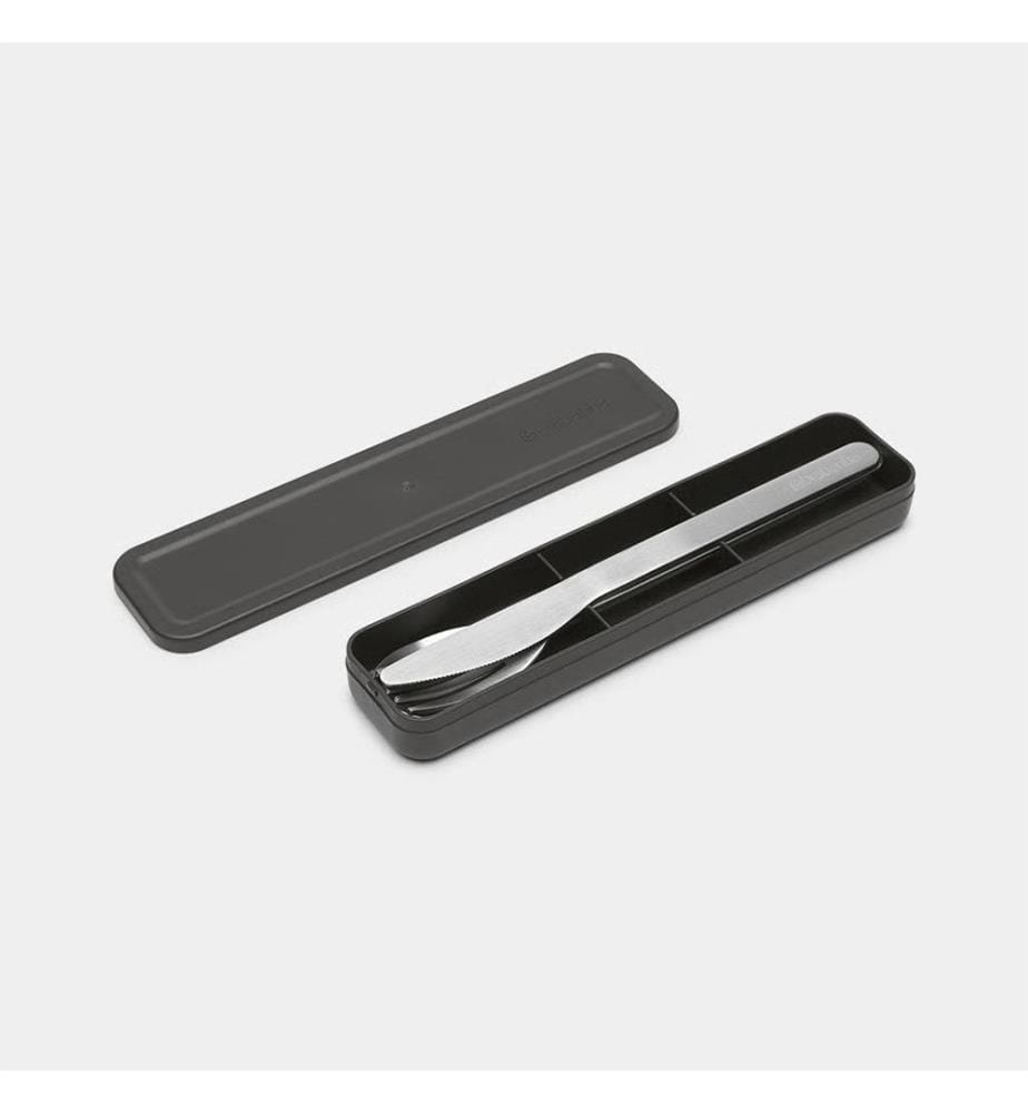 Set di 3 posate Make & Take - Nero e argento