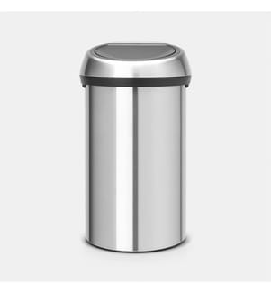 Abfalleimer xxL Push Bin 60 l – Silberfarben
