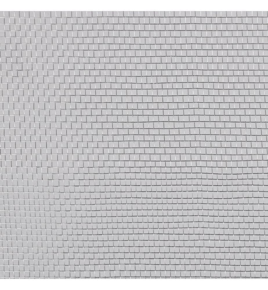 Fliegengitter Aluminium 100x500 cm Silbern
