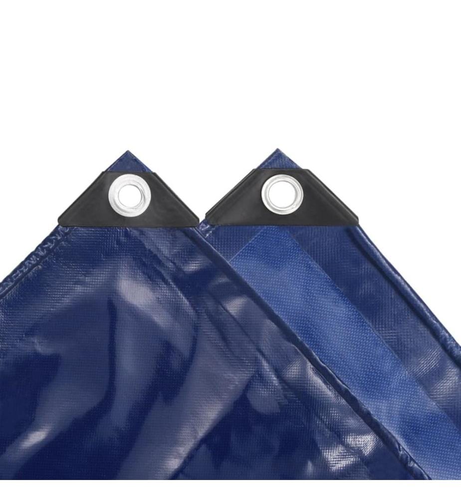 Abdeckplane 650 g/m² 1,5 x 6 m Blau