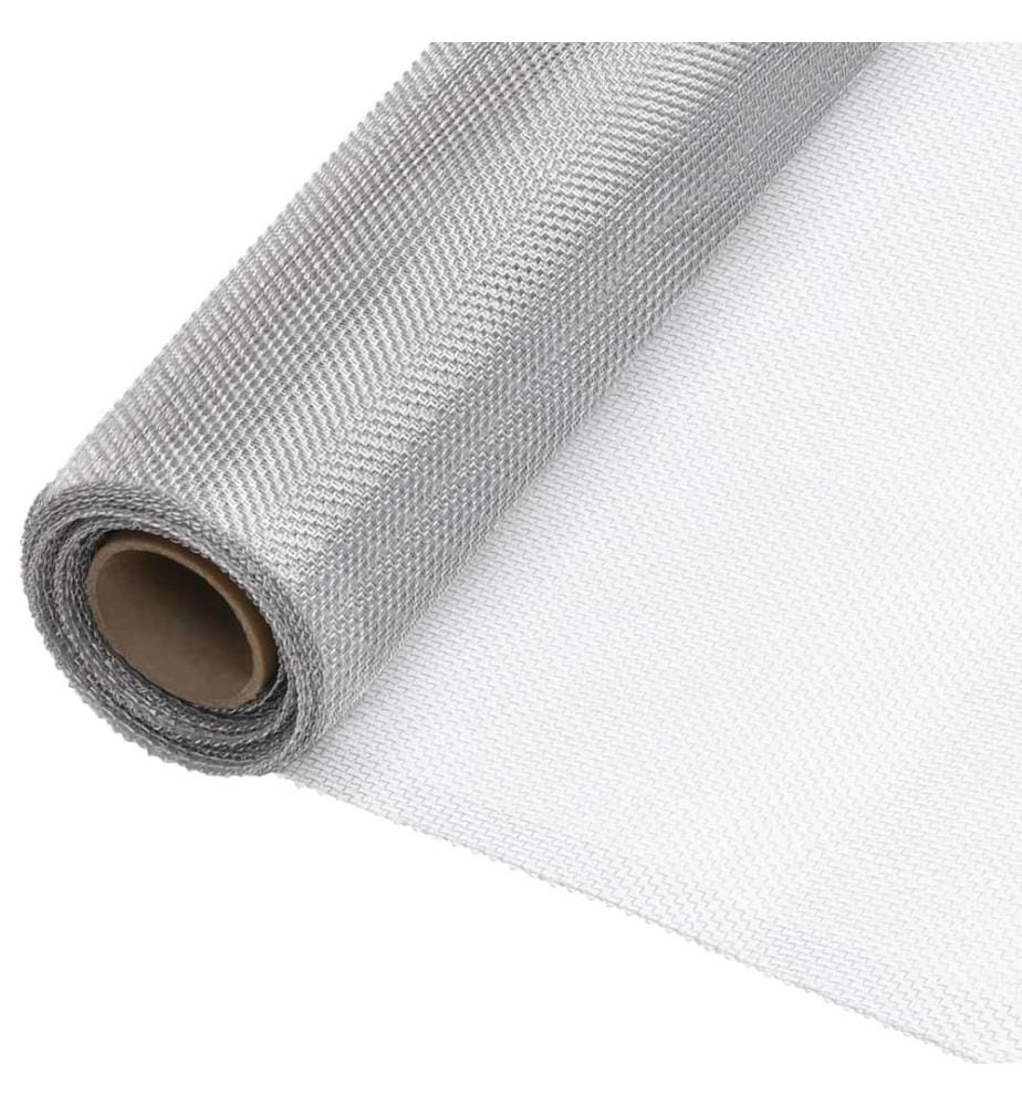Fliegengitter Aluminium 80x2000 cm Silbern