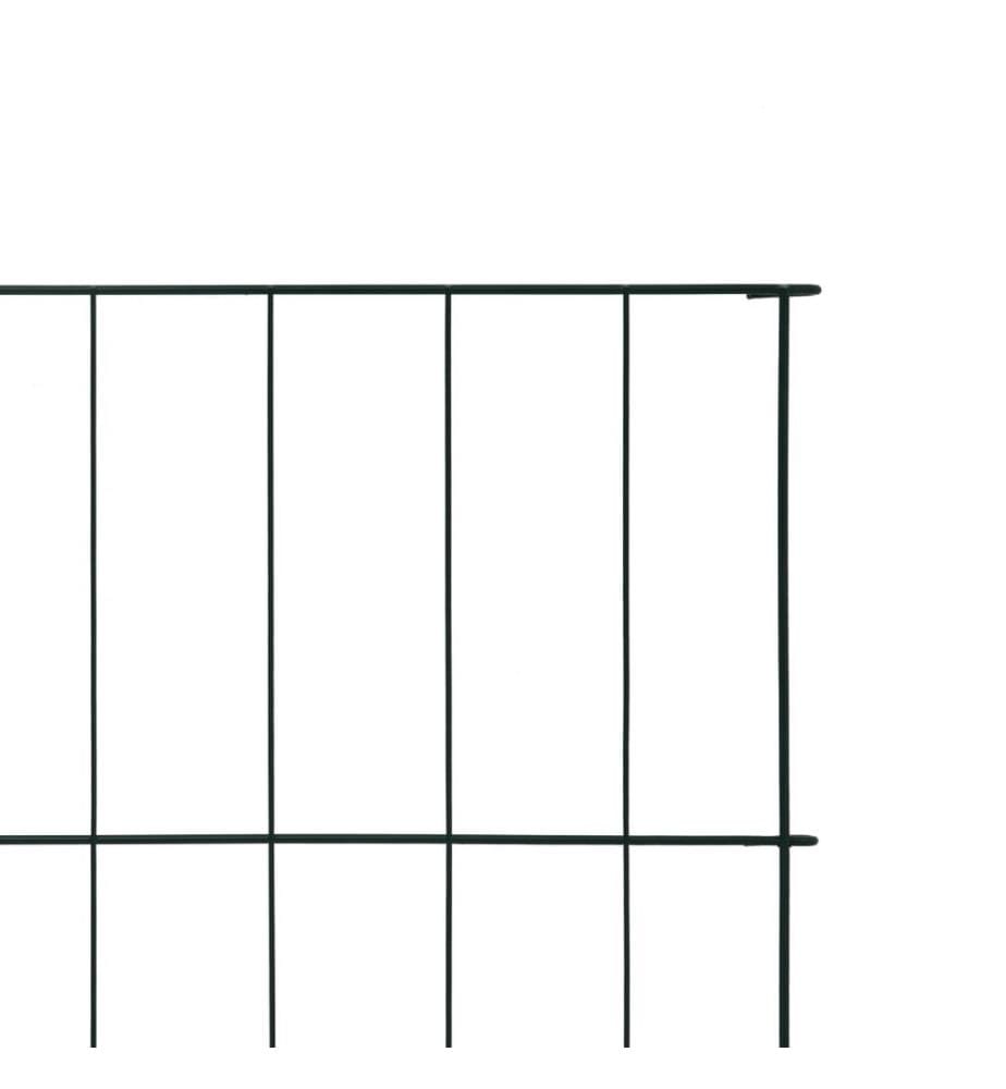 Gartenzaun Set 115x79 cm Grün