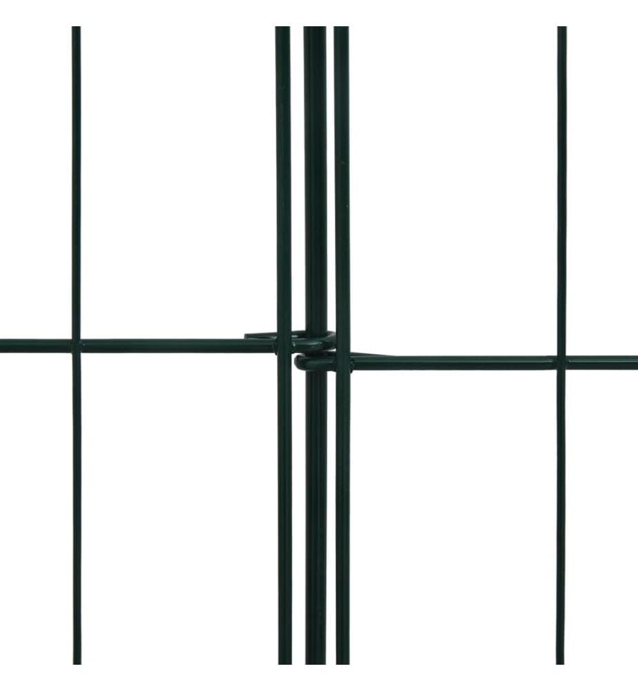 Gartenzaun Set 115x79 cm Grün