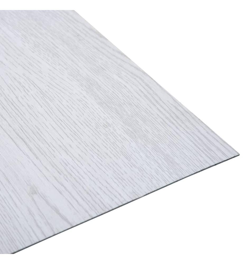 PVC-Fliesen Selbstklebend 5,11 m² Weiss