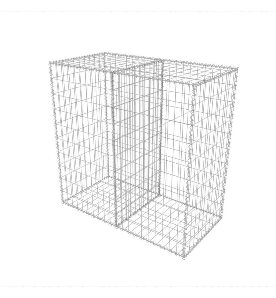 Panier de gabion Acier galvanisé 100x50x100 cm