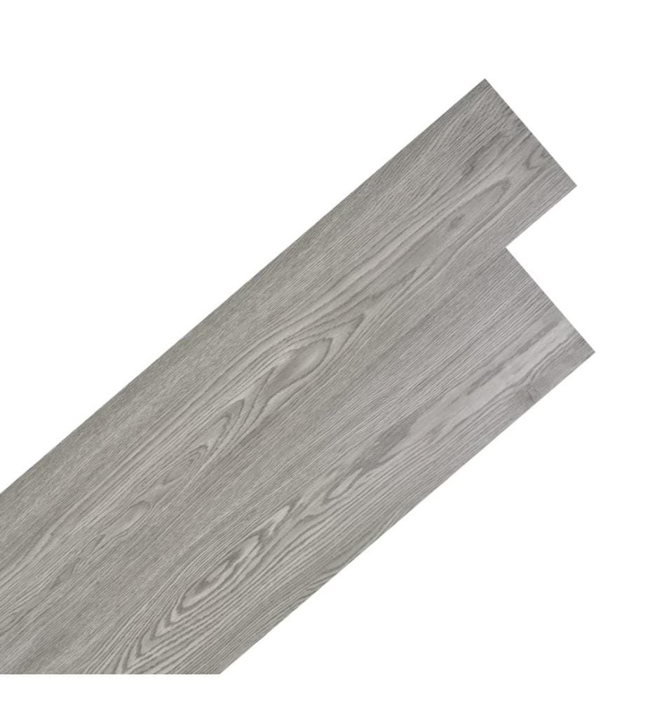 PVC-Fliesen Selbstklebend 5,02 m² 2 mm Dunkelgrau