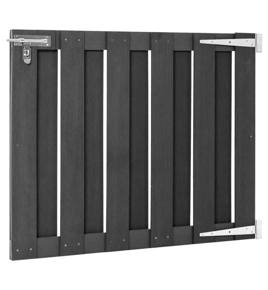 Gartentor WPC 100 x 80 cm Grau