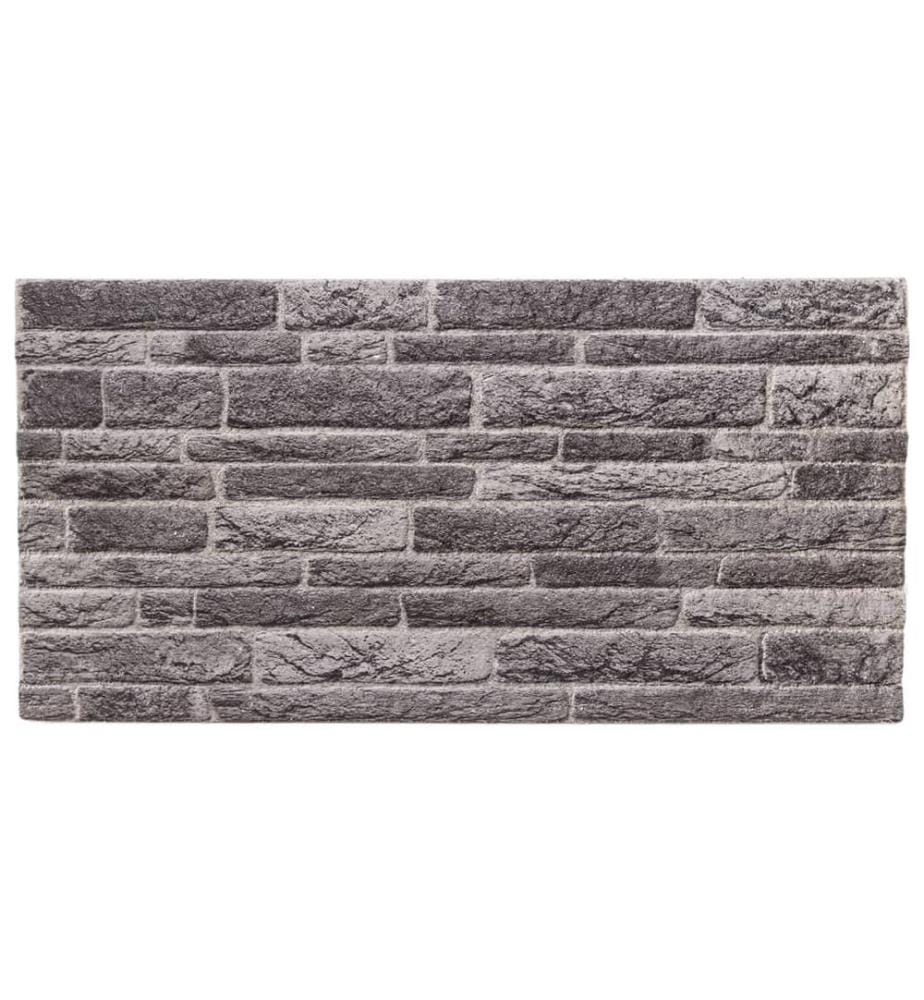 3D-Wandpaneele 10 Stk. Anthrazit 100x50 cm EPS