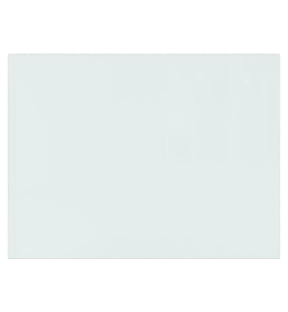 Plaque de verre pour cheminée rectangulaire 80x60 cm