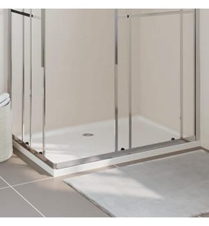Duschtasse ABS Rechteckig Weiss 80x120 cm