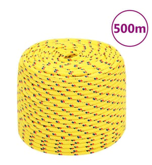 Bootsseil Gelb 8 mm 500 m Polypropylen