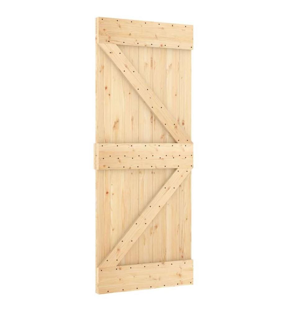 Porte NARVIK 85x210 cm bois massif de pin