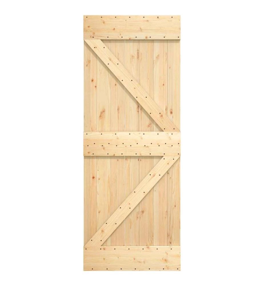 Porte NARVIK 85x210 cm bois massif de pin
